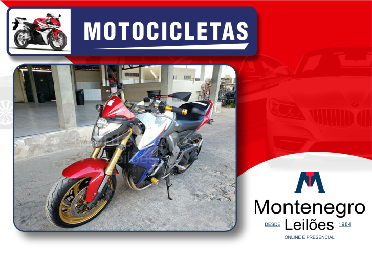 <center><big><b>LEILÃO de MOTOCICLETAS</b></center> <center></big>Recuperados de Financiamento <br></center>