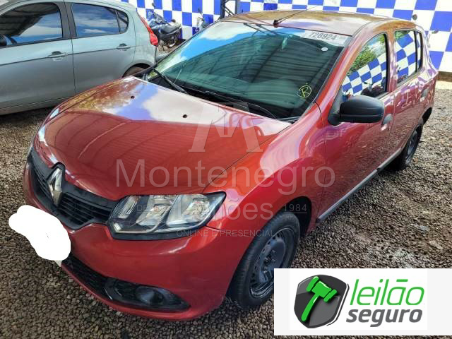 LOTE 022 RENAULT/SANDERO AUTENTIQUE 1.0 16V HI-POWER 2016