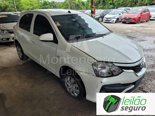 LOTE 036 TOYOTA/ETIOS X AT 1.3 16V DUAL VVT-I